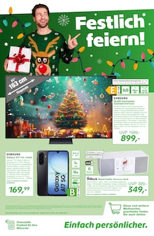 Fernseher im aktuellen EP: Prospekt (Ludwigshafen (Rhein)) Fernseher im EP: Prospekt "Festlich shoppen!" mit 12 Seiten (Ludwigshafen (Rhein))