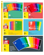 Promos Cahier dans le catalogue "LA RENTRÉE À PETIT PRIX" de Carrefour à la page 16 Promos Cahier dans le catalogue "LA RENTRÉE À PETIT PRIX" de Carrefour à la page 16