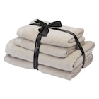 FROTTIERSET Rio Beige 4-teilig im XXXLutz Möbelhäuser Prospekt FROTTIERSET Rio Beige 4-teilig von Aquanova im aktuellen XXXLutz Möbelhäuser Prospekt für 34,99 €