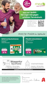 mea - meine apotheke Prospekt Unsere September-Angebote mit 4 Seiten