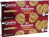 Les Palmiers Croustillants et feuilletés - CASINO en promo chez Casino Supermarchés Levallois-Perret à 1,39 €