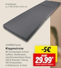 Aktuelle Matratze Angebote bei Lidl in Ulm Aktuelles Klappmatratze Angebot bei Lidl in Ulm ab 29,99 €