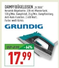 DAMPFBÜGELEISEN Angebote von GRUNDIG bei Marktkauf Solingen für 17,99 €