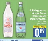 Mineralwasser im EDEKA Prospekt Italienisches Mineralwasser von S.Pellegrino im aktuellen EDEKA Prospekt für 0,89 €