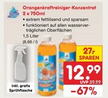 Orangenkraftreiniger-Konzentrat bei Netto Marken-Discount im Prospekt "" für 12,99 €