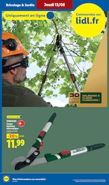 Prix et réduction Outil dans le prospectus Lidl en cours Offre Outil dans le catalogue Lidl du moment à la page 30
