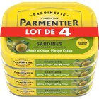 Sardines à l'huile - PARMENTIER en promo chez Carrefour Market Nîmes à 6,60 €