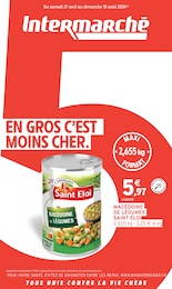 Prospectus Supermarchés de Intermarché à Saint-Mamet: "EN GROS C'EST MOINS CHER", 6 pages, 27/04/2024 - 18/08/2024