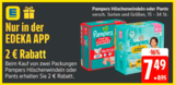 Höschenwindeln im Angebot bei EDEKA in Seevetal Höschenwindeln Angebote von Pampers bei EDEKA Seevetal für 7,99 €