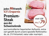 Premium-Steak aus der Schweinelende Angebote von Vinzenzmurr bei REWE Germering für 0,79 €