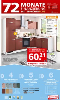 Küche im aktuellen Segmüller Prospekt (Augsburg) Küche im Segmüller Prospekt "Moderne Küchen mega günstig" mit 16 Seiten (Augsburg)