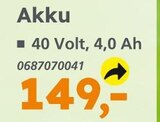 Akku im Angebot bei Globus-Baumarkt in Neu-Ulm Akku Angebote bei Globus-Baumarkt Neu-Ulm für 149,00 €