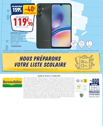Offre Samsung dans le catalogue Bureau Vallée du moment à la page 24