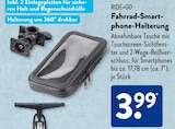 Fahrrad-Smartphone-Halterung Angebote von RIDE+GO bei ALDI SÜD Düren für 3,99 €