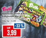 Halloween Sweet & Sour Süßigkeiten Mix bei Kaufhaus Stolz im Kühlungsborn Prospekt für 3,99 €