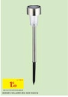 Intermarché Villeneuve-lès-Béziers - Promo Bornes Solaires en Inox H30cm Promo Bornes Solaires en Inox H30cm à 1,49 € dans le catalogue Intermarché à Villeneuve-lès-Béziers