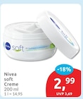 soft Creme von Nivea für 2,99 € bei budni im Angebot soft Creme von Nivea im aktuellen budni Prospekt