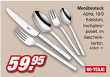 Menübesteck Alpha im aktuellen Möbel AS Prospekt
