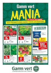 Catalogue Jardineries & Animaleries Gamm vert en cours à Quintal et alentours, "DES PROMOTIONS DANS TOUS LES RAYONS", 4 pages, 10/09/2025 - 21/09/2025