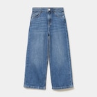 Jean large taille ajustable coton denim stone fille - La Halle Jean large taille ajustable coton denim stone fille à 15,99 € dans le catalogue La Halle