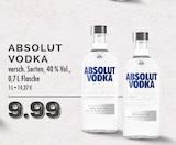 Vodka Angebote von Absolut bei EDEKA Dinslaken für 9,99 €
