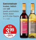 V-Markt Marktoberdorf - Sonnenwinzer trocken Angebot im Prospekt Sonnenwinzer trocken bei V-Markt im Marktoberdorf Prospekt für 3,99 €