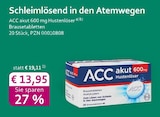 600 mg Hustenlöser bei mea - meine apotheke im Prospekt "" für 13,95 €