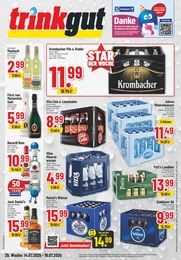 Getränkemarkt Prospekt von Trinkgut in Halle Aktueller Trinkgut Getränkemärkte Prospekt für Halle: Aktuelle Angebote mit 6} Seiten, 14.07.2025 - 19.07.2025