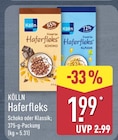 Haferfleks Schoko von Kölln für 1,99 € bei ALDI Nord im Angebot Haferfleks Schoko von Kölln im aktuellen ALDI Nord Prospekt