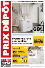 Catalogue Bricolage Brico Dépôt en cours à Cournon-D'Auvergne et alentours, "PRIX DÉPÔT", 20 pages, 19/07/2024 - 08/08/2024