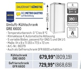 Umluft-Kühlschrank GRE 6600 von METRO im aktuellen Metro Prospekt