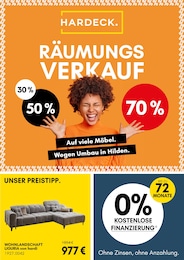 Der aktuelle HARDECK Prospekt RÄUMUNGSVERKAUF