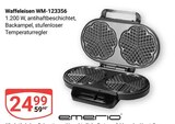 Waffeleisen WM-123356 im Angebot bei GLOBUS in Neubrandenburg Waffeleisen WM-123356 Angebote von Emerio bei GLOBUS Neubrandenburg für 24,99 €