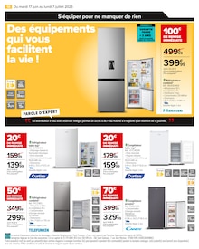 Promo Congélateur Armoire dans le catalogue Carrefour du moment à la page 16