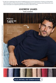 Bekleidung im Peek und Cloppenburg Prospekt "COSY CASHMERE" mit 10 Seiten (Paderborn)