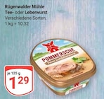 Tee- oder Leberwurst von Rügenwalder Mühle für 1,29 € bei GLOBUS im Angebot Tee- oder Leberwurst von Rügenwalder Mühle im aktuellen GLOBUS Prospekt
