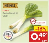 Lauch im Netto Marken-Discount Prospekt Lauch von Heimat im aktuellen Netto Marken-Discount Prospekt für 0,49 €