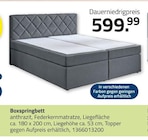 Boxspringbett im ROLLER Prospekt Boxspringbett im aktuellen ROLLER Prospekt für 599,99 €