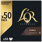 Capsules de café espresso forza - L'OR - Lidl à Herblay Capsules de café espresso forza - L'OR en promo chez Lidl Herblay à 6,90 €