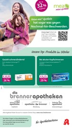 mea - meine apotheke Apotheken Prospekt der aktuellen Woche mit 4 Seiten, gültig von 01.10.2025 bis 31.10.2025, in Leipheim und Umgebung Aktueller mea - meine apotheke Apotheken Prospekt in Leipheim und Umgebung, "Unsere Oktober-Angebote" mit 4 Seiten, 01.10.2025 - 31.10.2025