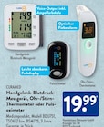 Handgelenk-Blutdruck-Messgerät von CURAMED im aktuellen ALDI SÜD Prospekt für 19,99 €