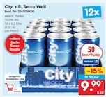 z.B. Secco Weiß Angebote von City bei Netto Marken-Discount Bamberg für 9,99 €