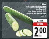 Salatgurken bei EDEKA im Steinbach Prospekt für 2,00 €