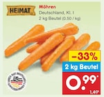 Möhren von HEIMAT für 0,99 € bei Netto Marken-Discount im Angebot Möhren von HEIMAT im aktuellen Netto Marken-Discount Prospekt