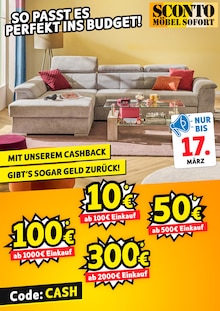 Fernseher im Sconto SB Prospekt "SO PASST ES PERFEKT INS BUDGET" mit 1 Seiten (Hamburg)