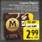 Magnum Angebote von Langnese bei E center Solingen für 2,99 €