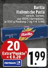 Italienische Pasta Angebote von Barilla bei EDEKA Nettetal für 1,99 €