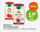 Aktuelles Bio-Gemüsesaft Angebot bei tegut in Würzburg ab 1,29 €