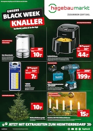 Hagebaumarkt Prospekt für Dettenheim: "UNSERE BLACK WEEK KNALLER", 12 Seiten, 23.11.2024 - 30.11.2024