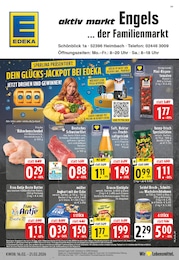 EDEKA Prospekt "Aktuelle Angebote", 26 Seiten, 16.02.2026 - 16.02.2026 Aktueller EDEKA Prospekt, "Aktuelle Angebote", mit Angeboten der Woche, gültig von 16.02.2026 bis 16.02.2026